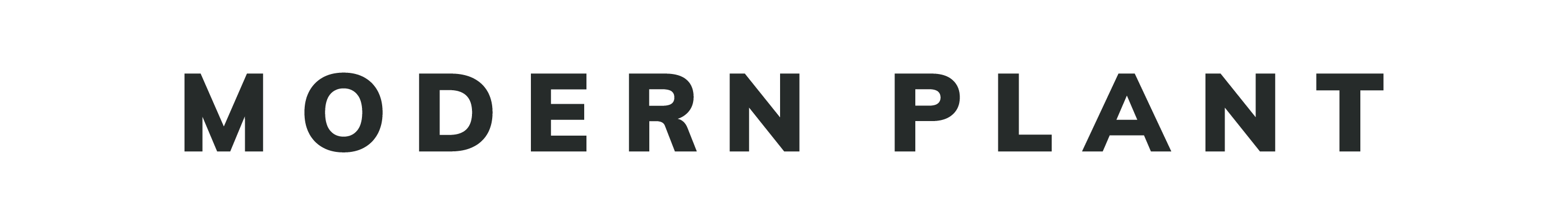 Modern Plant Logo Type